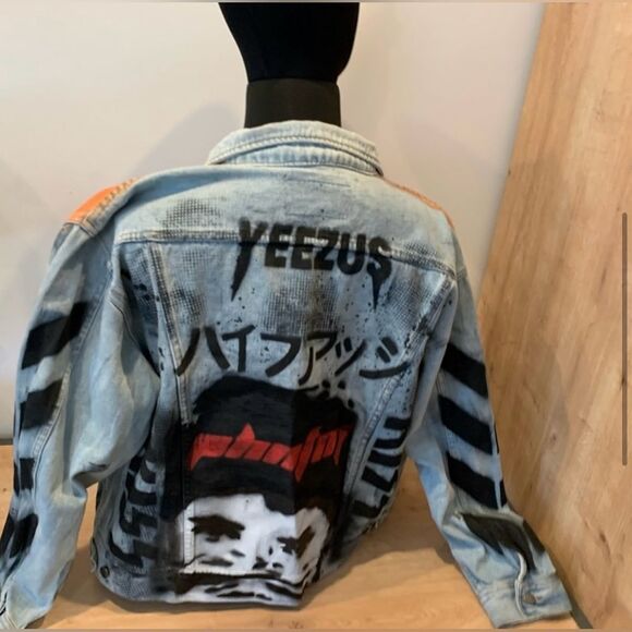 Kanye West - Yeezus - Vultures Merch Jean Jacket - Size Large - Picture 7 of 12